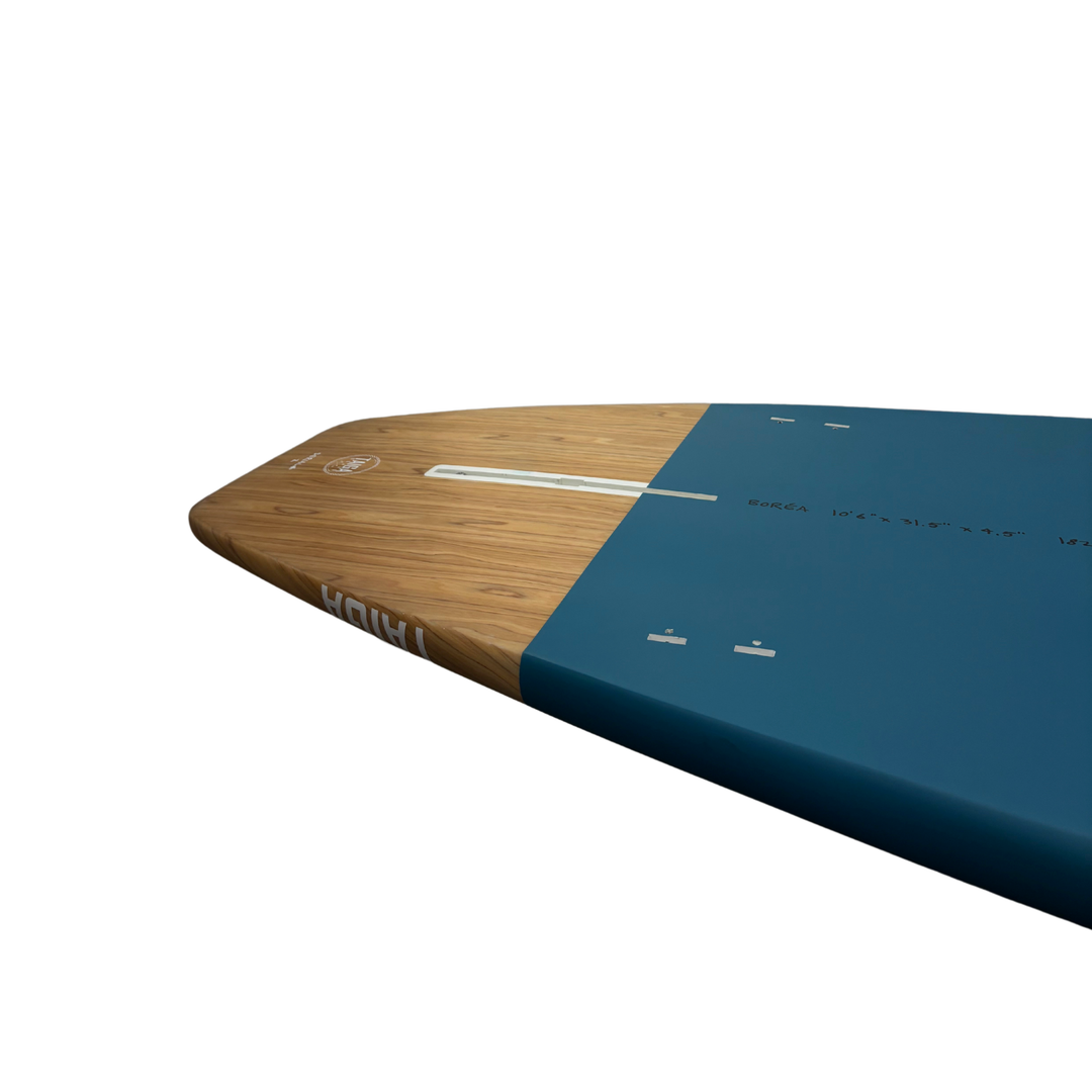 Tail From the Back View of the Borea 10'6 Blue Sea