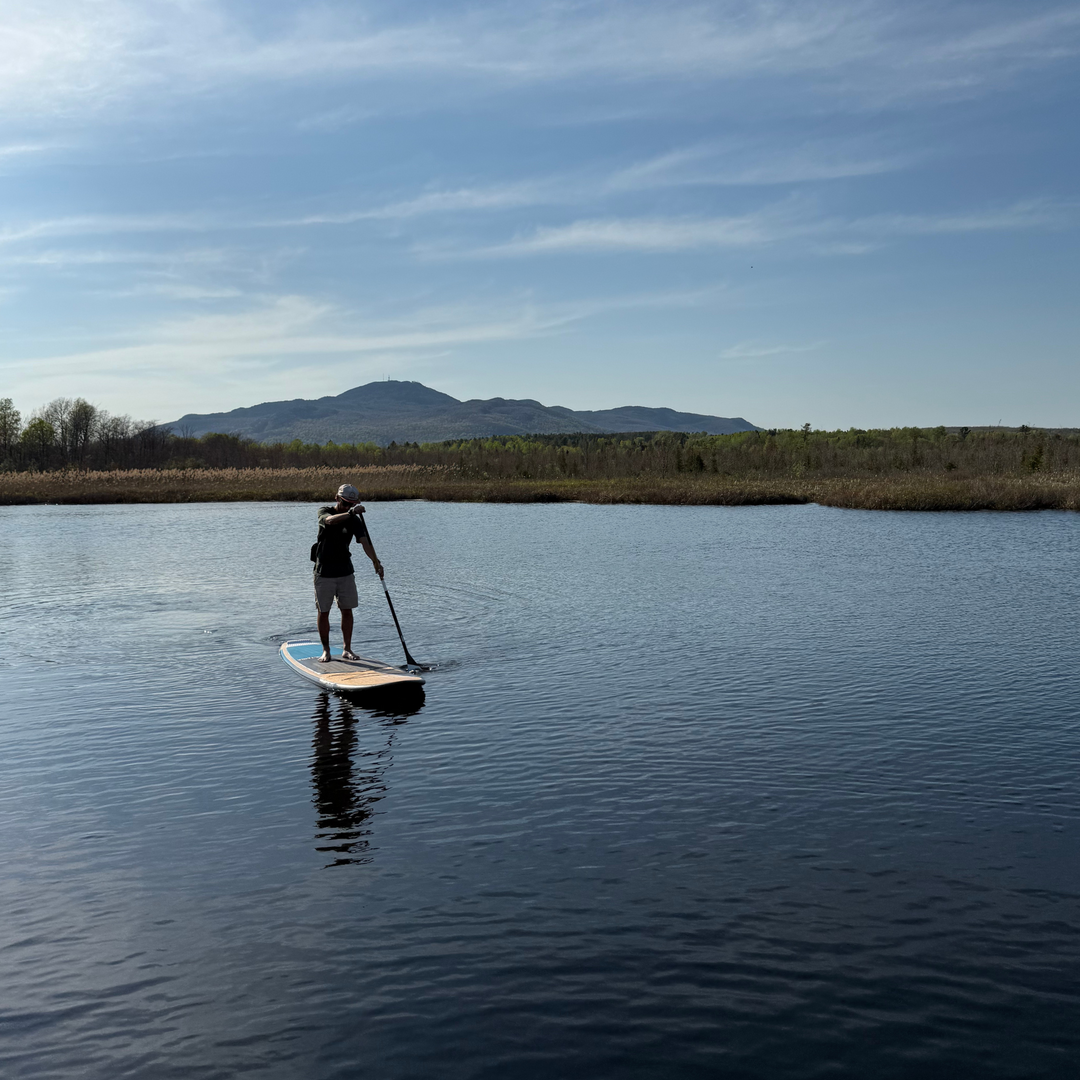 Paddler On The Borea 10'6" in Color Sea Blue On The Lake