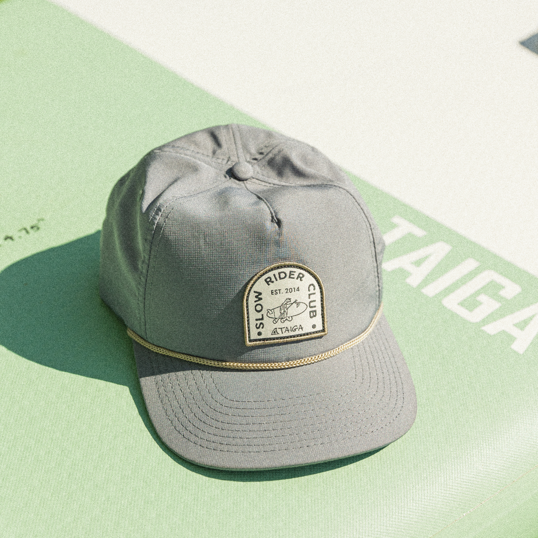 Captain Hat by TAIGA BOARD in Metallic Blue