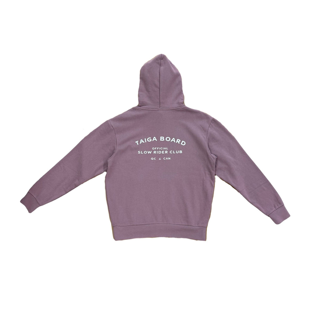 Back of The FIN - HOODIE in Orchid Color