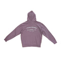Back of The FIN - HOODIE in Orchid Color