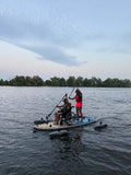 2 paddlers on The Adaptive SUP