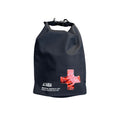 Black dry bag with a red cross design and 'Taiga' branding on a white background