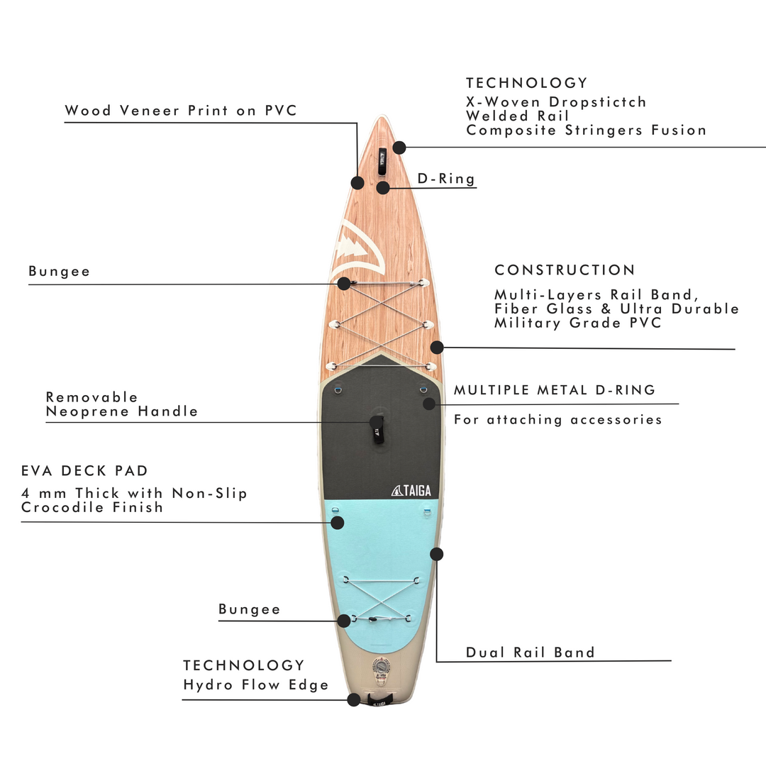 KAZUZU 11'2'' - INFLATABLE PADDLE BOARD – TAIGA BOARD KAZUZU 11'2'' - INFLATABLE PADDLE BOARD – TAIGA BOARD
