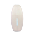 Tail View of The Longboard Surf Board in The Rosé Color