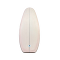 Tail View of The Longboard Surf Board in The Rosé Color