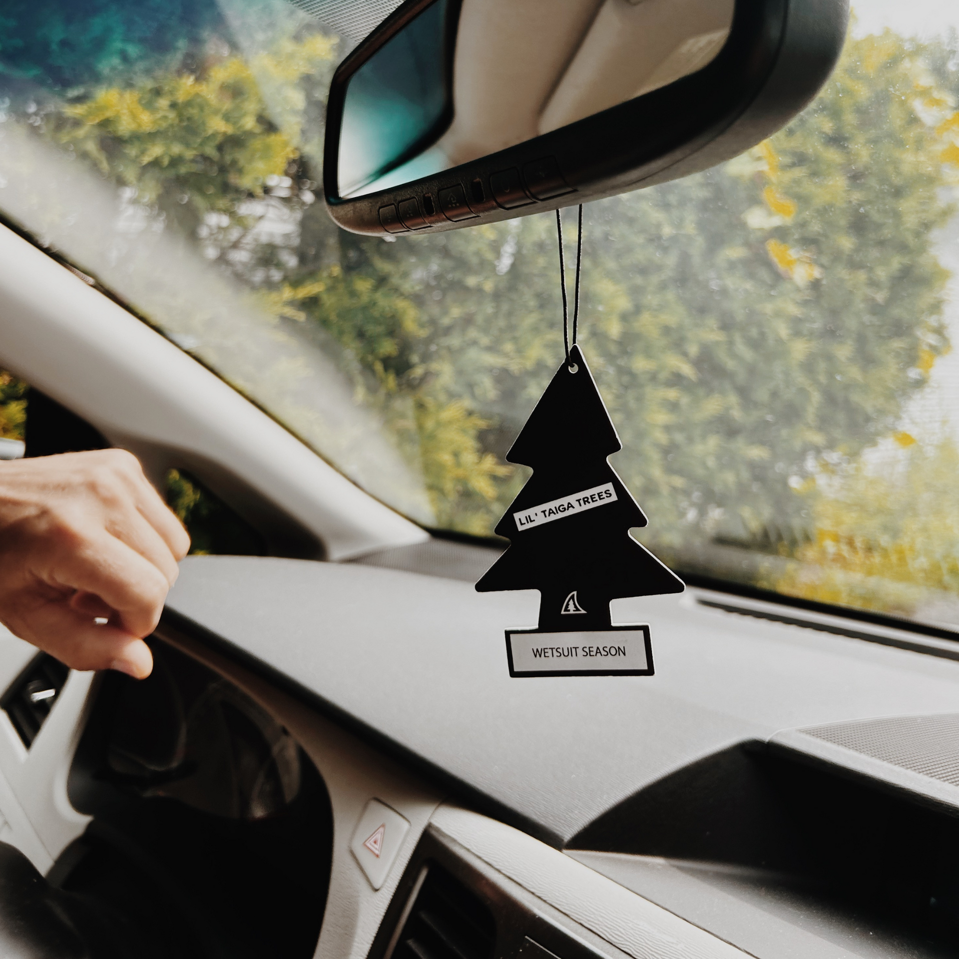 Car Air Freshener by TAIGA BOARD - Black Ice in van