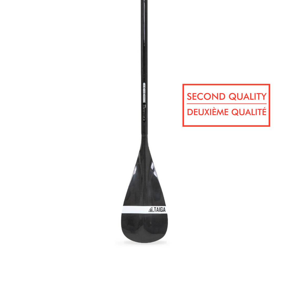 PERFORMANCE PADDLE - ALL CARBON BLACK - Adjustable 3 pieces (IMPERFECT)