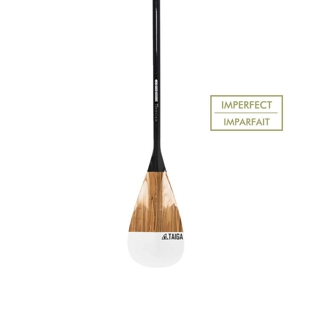 PERFORMANCE PADDLE - CARBON WOOD - Adjustable 2 or 3 pieces (IMPERFECT)
