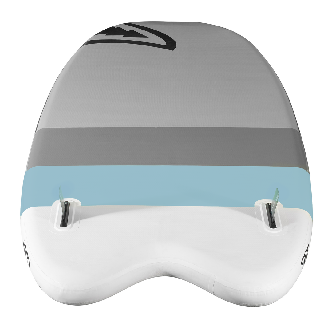 Bottom tail view of the Sequoia BLUE 13'5 - FAMILY SUP from TAIGA