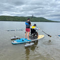 2 Paddlers On The Adaptive SUP