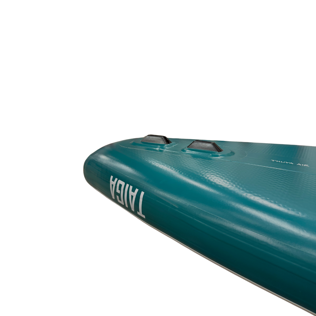 Tail View of the Thuya Air 11'0 Teal