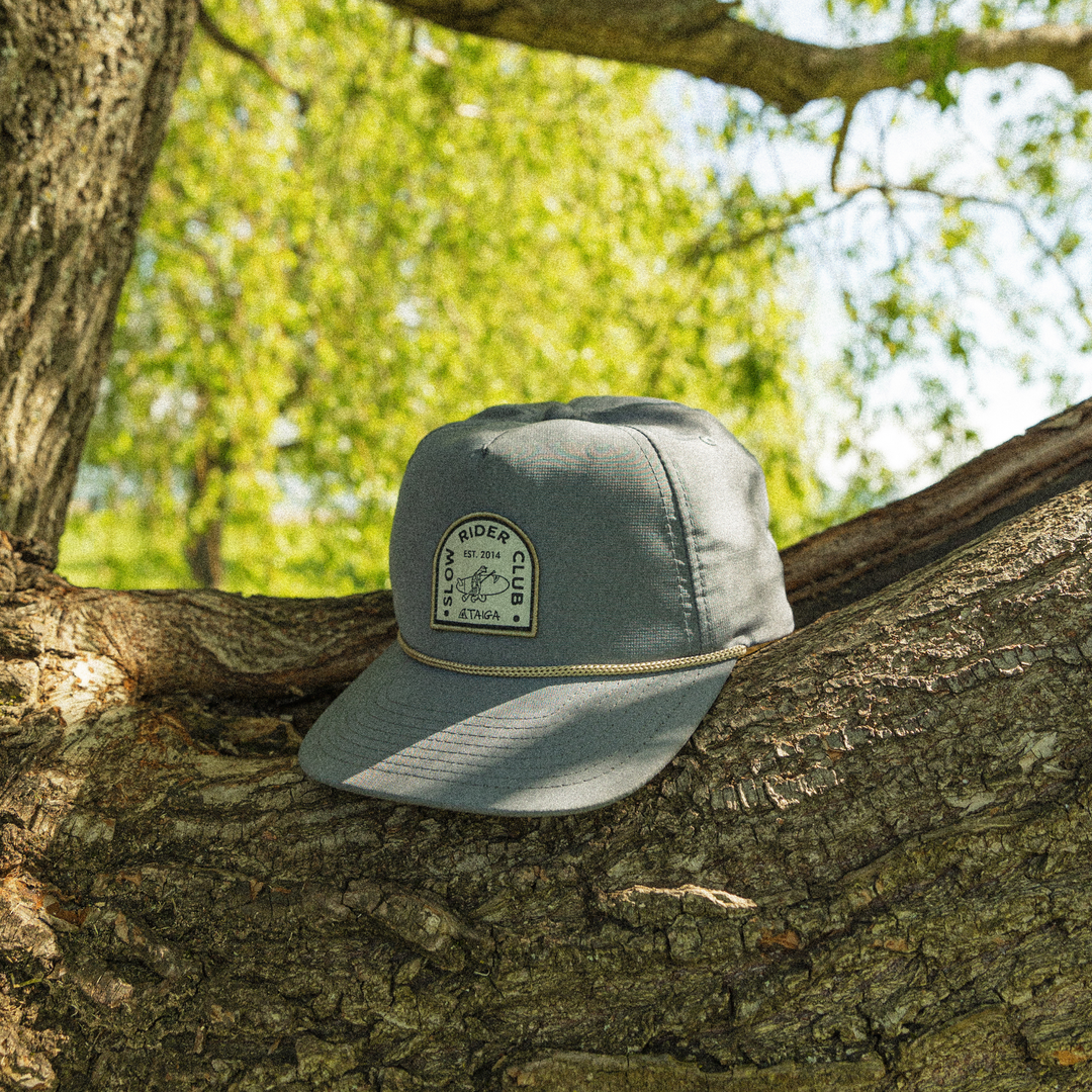 Captain Hat by TAIGA BOARD in Metallic Blue