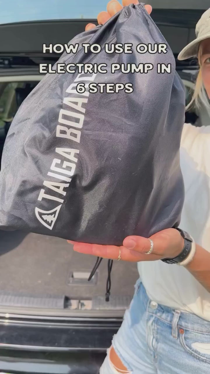 ELECTRIC PUMP FOR INFLATABLE PADDLE BOARD - 20 PSI (CAR PLUG)