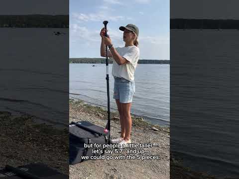 PERFORMANCE PADDLE CARBON BLACK - NANO ZIP AIR EDITION - Adjustable 5 pieces