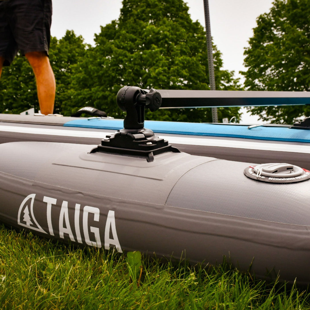 Adaptive Inflatable Paddle Board with stabilizer floatters