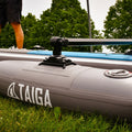 Adaptive Inflatable Paddle Board with stabilizer floatters