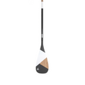 Front view of the Diamond Asymetric Carbon Wood Paddle from TAIGA