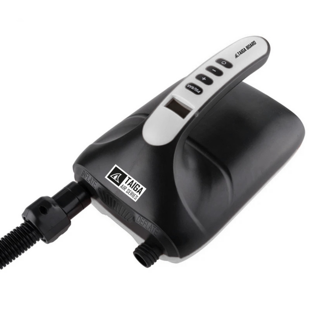 Side view of the Electric Pump for Inflatable SUP 20 PSI by TAIGA