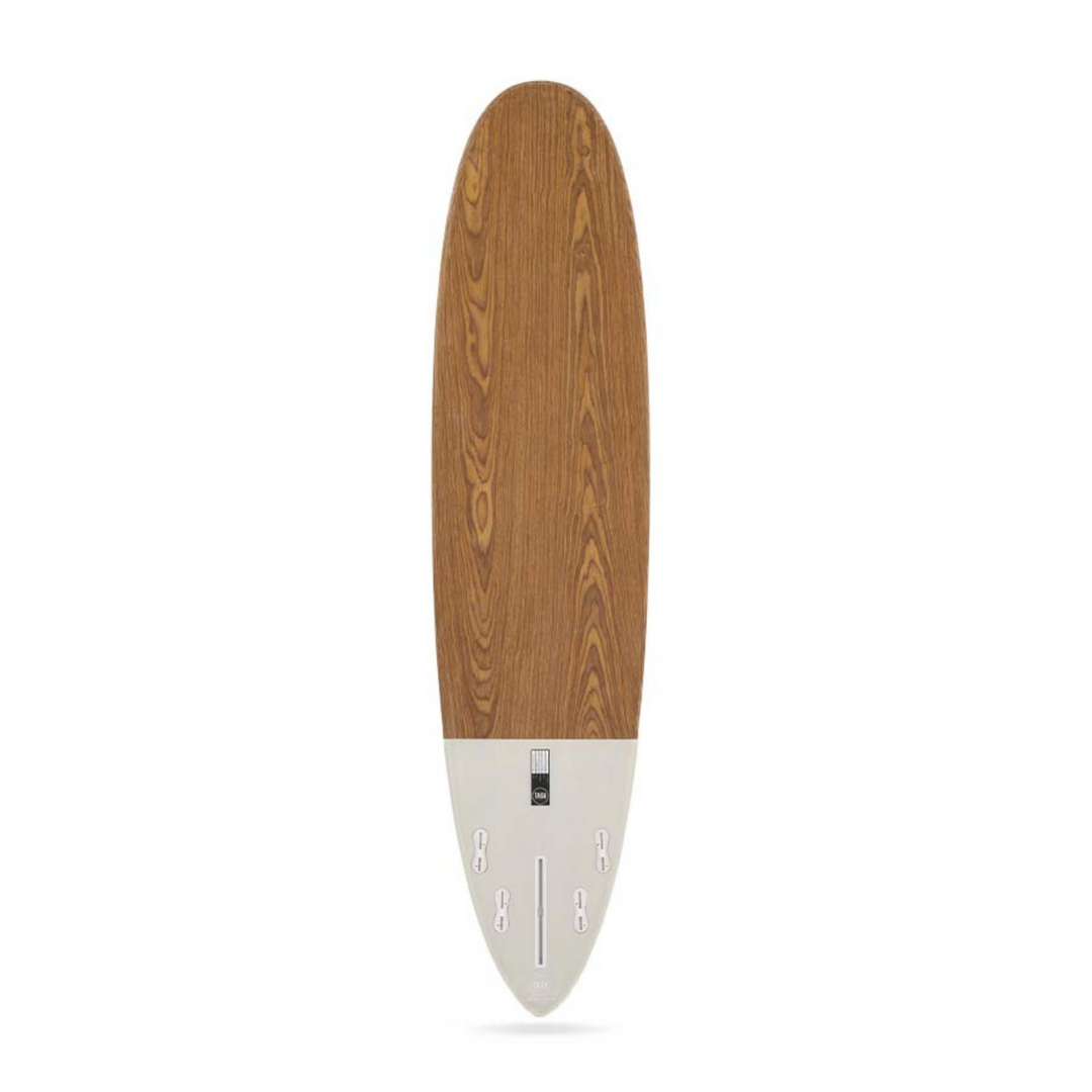 Bottom view of the Malibu 7'10'' - SURF BOARD