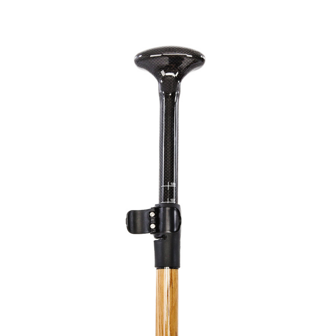 Adjustable handle of the Performance Paddle Carbon Wood by TAIGA