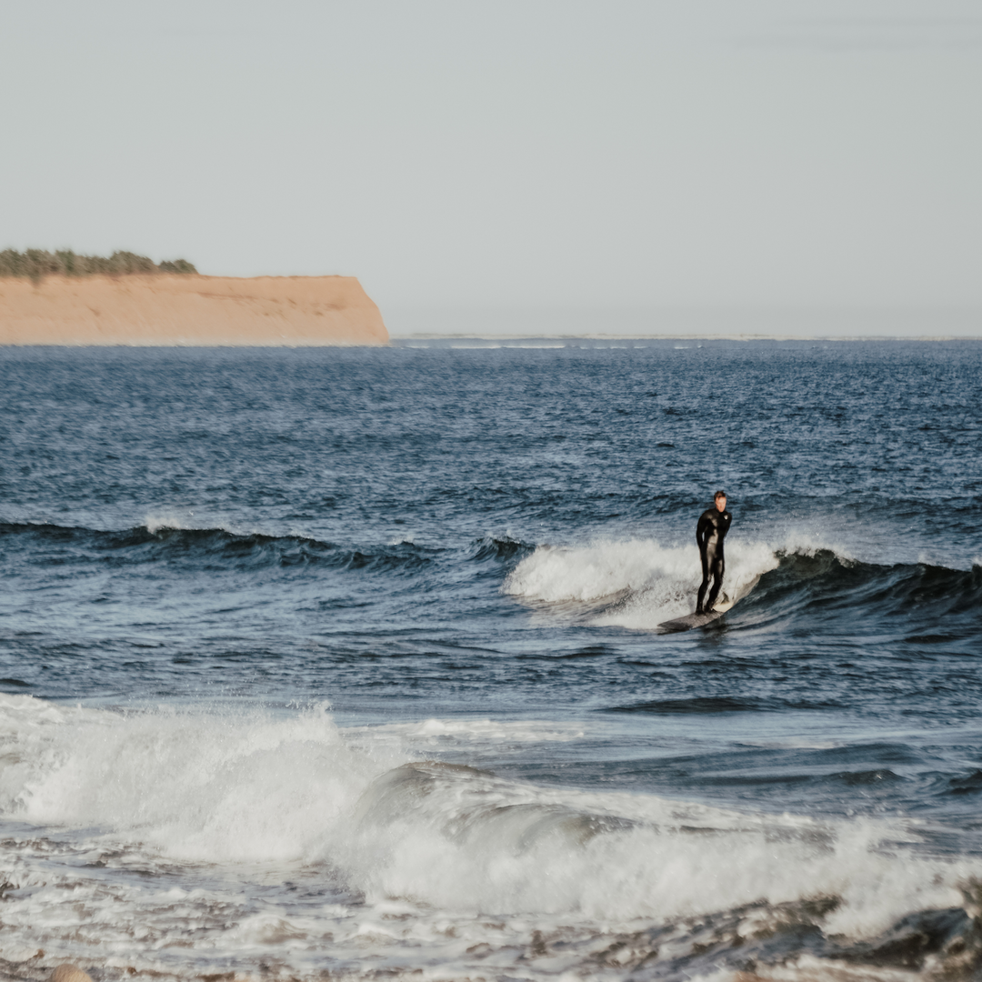 Surfing in Lawrence Town with the Longboard 9'0'' - SURF BOARD