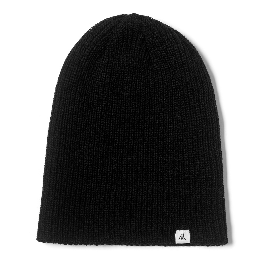 TAIGA BOARD - unrolled FISHERMAN'S BEANIE - Black
