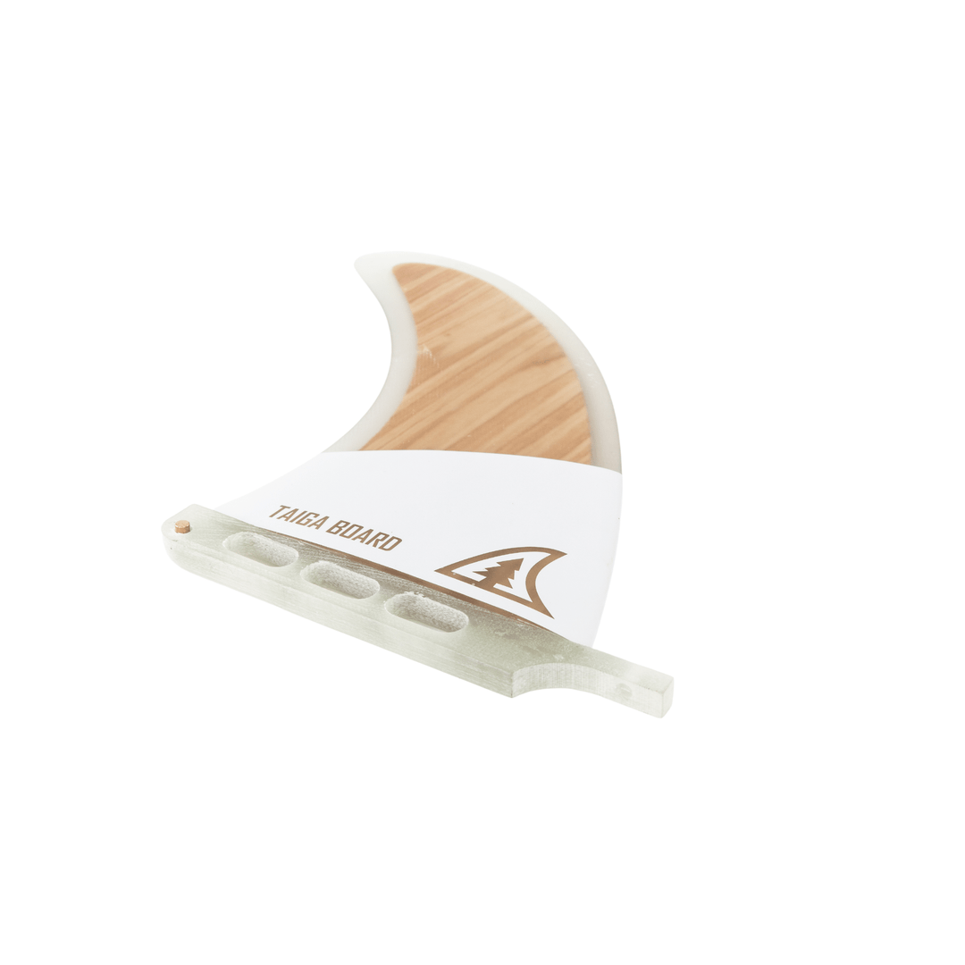 CENTRAL FIN - FIBERGLASS DOLPHIN 9.0" WOOD - Taiga Board
