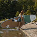 DIAMOND PADDLE - ASYMMETRIC WOOD CARBON 12k - Fix 1 piece - Taiga Board
